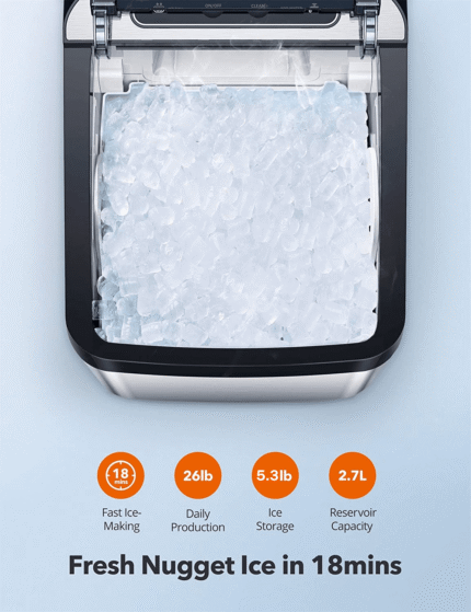 Aicook Nugget Ice Maker For Countertop Sonic Machine image 1