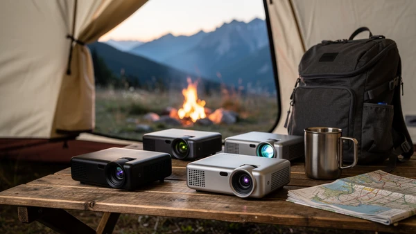 Portable projector setup guide