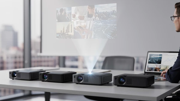 Portable projector home theater