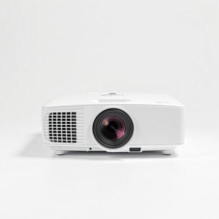 Projector – 300 ANSI Lumens, Portable LED, HDMI/USB, White