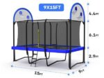 Zupapa 1800LBS/2500LBS Rectangular Trampoline image 14