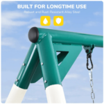 9.5′ Heavy-Duty Outdoor Porch Swing Set image 3