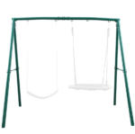 440lbs Extra Large Metal Swing Frame with 5 Hanging Hooks, Heavy Duty A-Frame Swing Stand image 7
